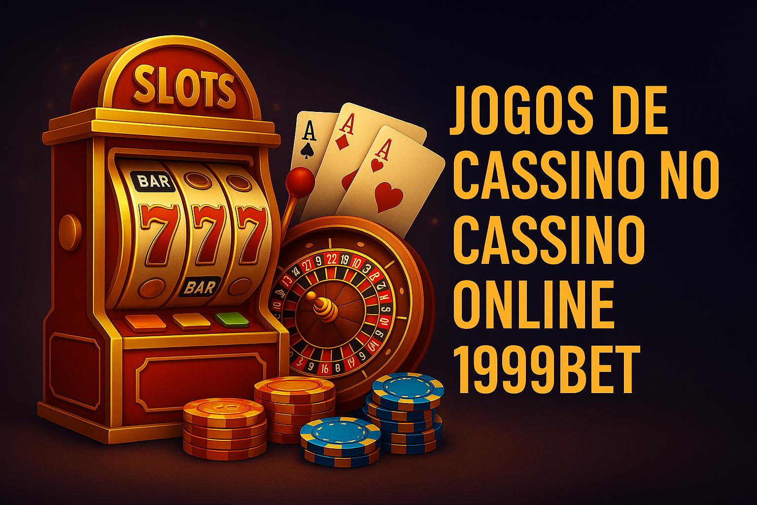 Jogos de cassino online inovadores e emocionantes na 1999BET