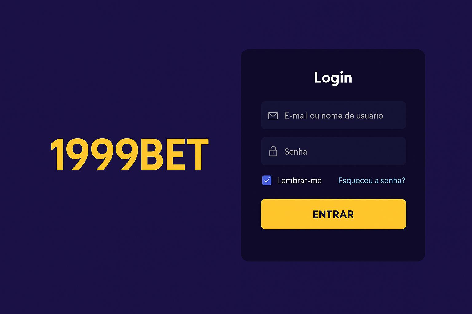 Registro na 1999BET   Garante Acesso a uma Vasta Seleção de jogo